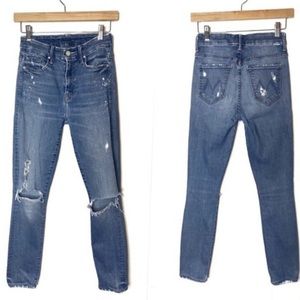 Mother | high waisted looker jeans in loud is how I love you 24